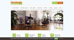 Desktop Screenshot of progressinterior.cz